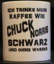 Weiße Tasse mit Spruch 